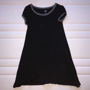 Black t shirt dress